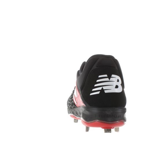 New Balance Mens L3000br4 Black/Red Baseball Cleats Size 16 2E - Picture 2 of 4